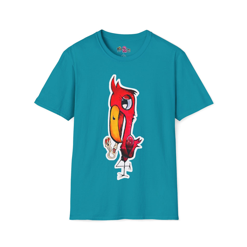 Pink Flamingo Unisex Softstyle T-Shirt