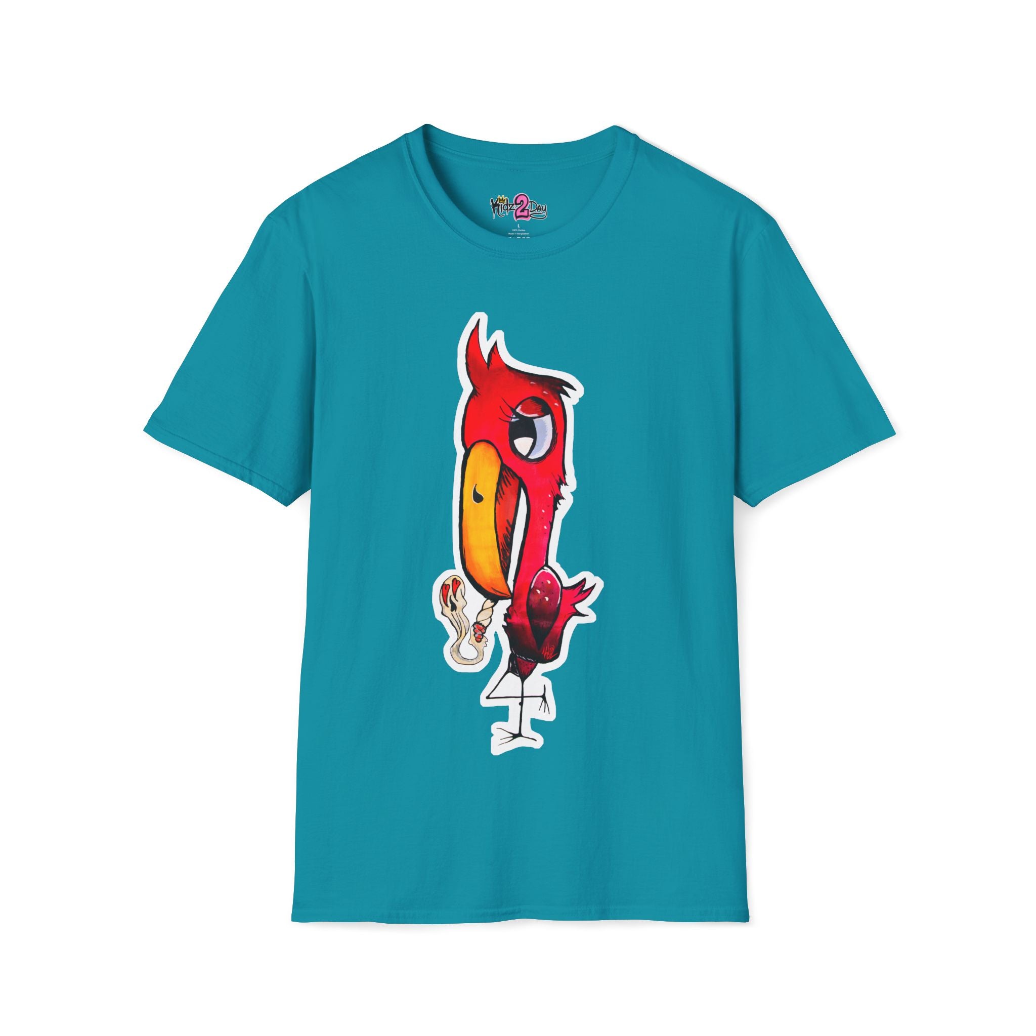 Pink Flamingo Unisex Softstyle T-Shirt