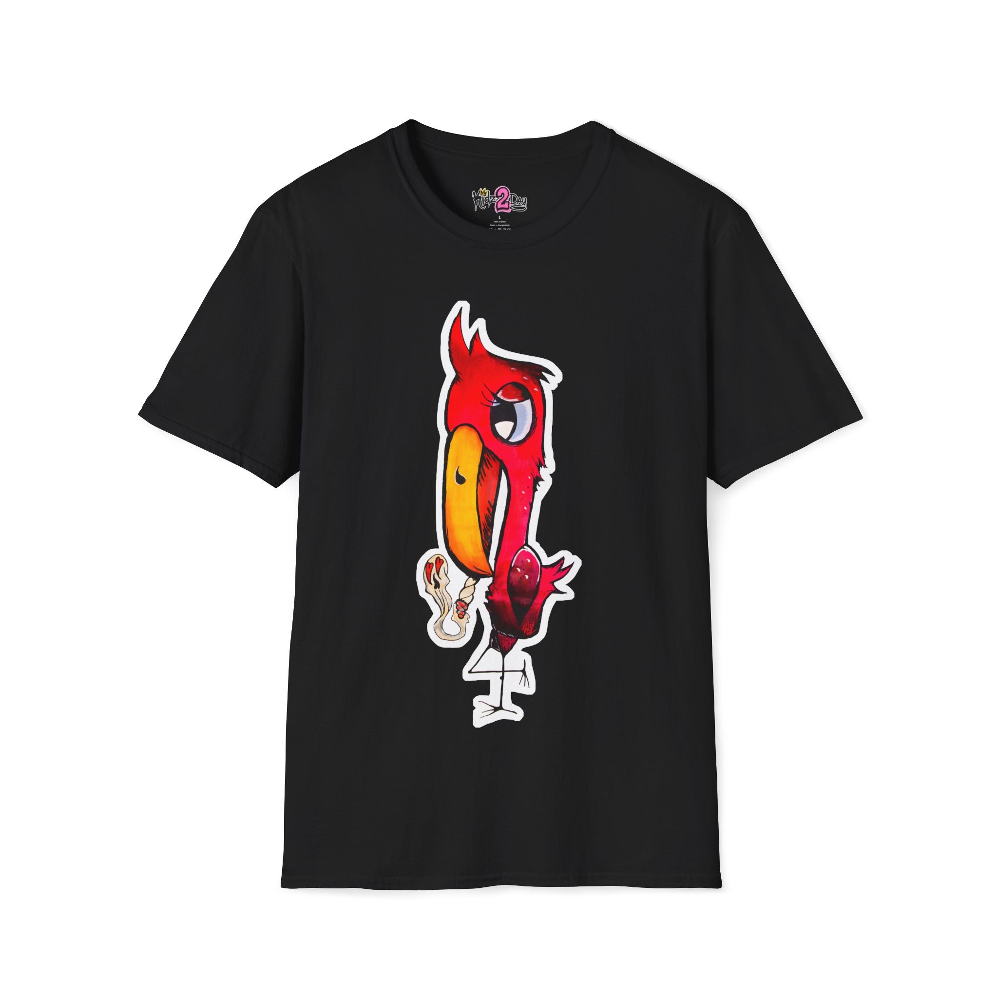 Pink Flamingo Unisex Softstyle T-Shirt