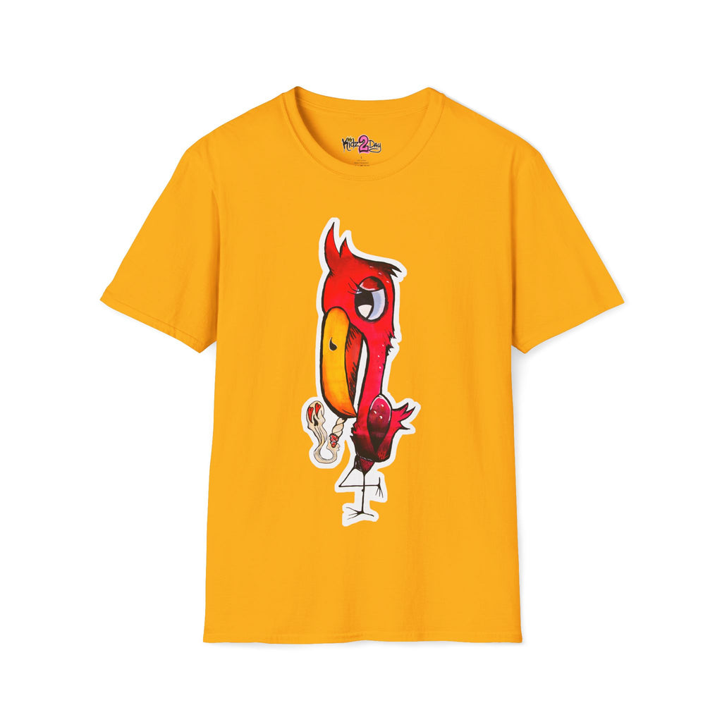 Pink Flamingo Unisex Softstyle T-Shirt