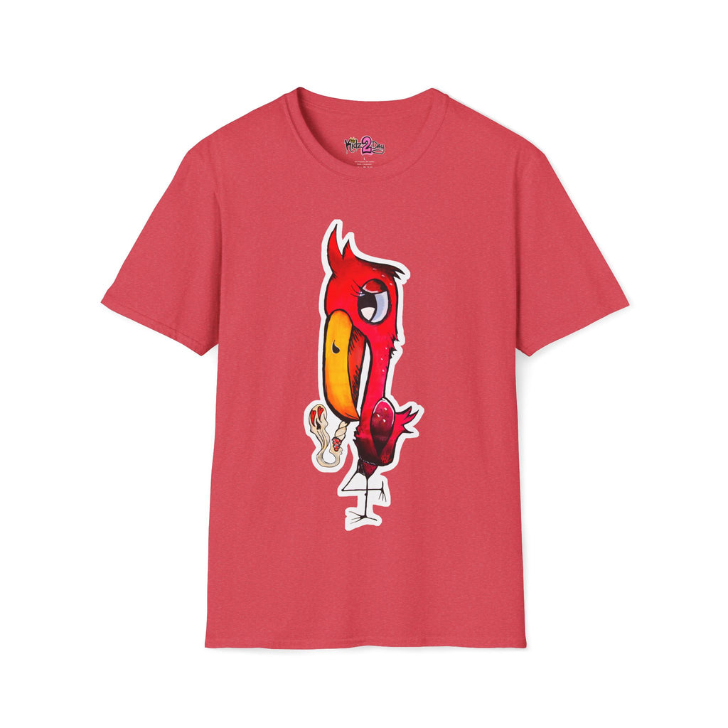 Pink Flamingo Unisex Softstyle T-Shirt